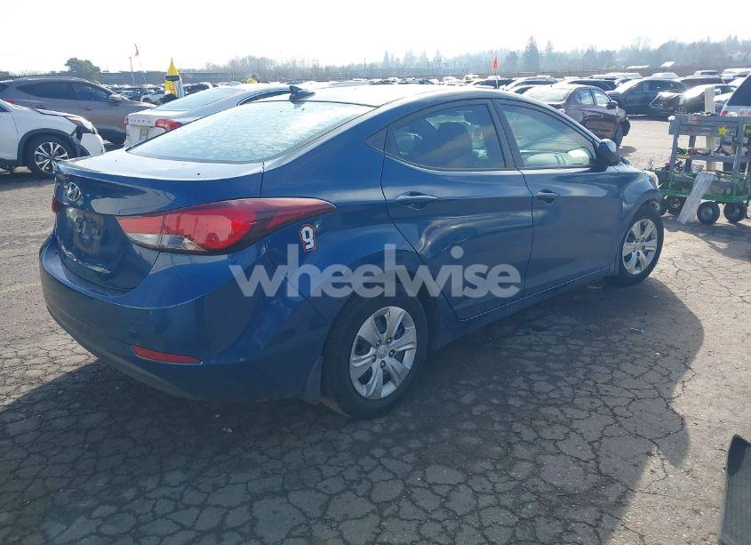 Photo 4 of 2016 Hyundai Elantra SE (VIN KMHDH4AE2GU525314)