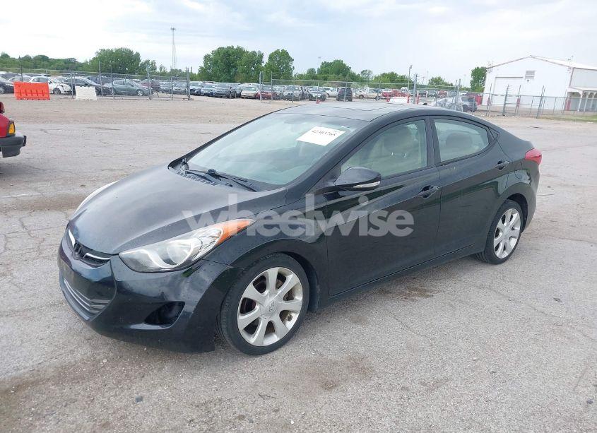 Photo 2 of 2011 Hyundai Elantra LIMITED (ULSAN PLANT) (VIN KMHDH4AE3BU099030)