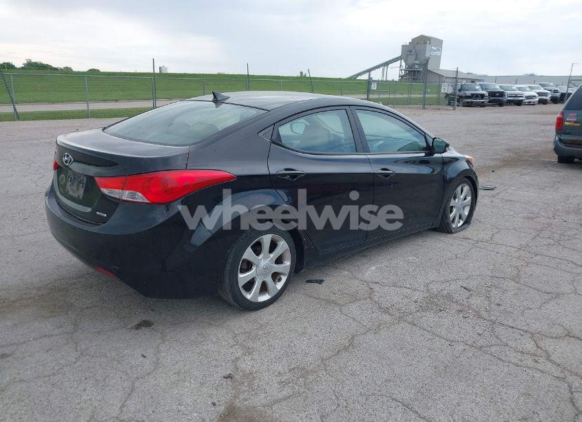 Photo 4 of 2011 Hyundai Elantra LIMITED (ULSAN PLANT) (VIN KMHDH4AE3BU099030)