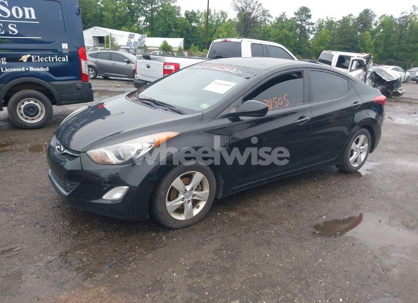 Photo 2 of 2012 Hyundai Elantra GLS (ULSAN PLANT) (VIN KMHDH4AE3CU183463)