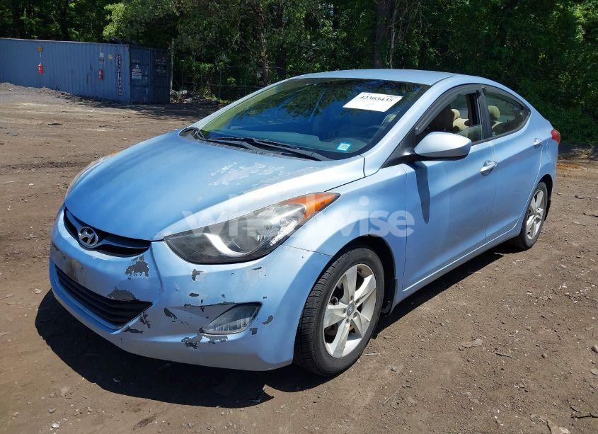 Photo 2 of 2013 Hyundai Elantra GLS (VIN KMHDH4AE3DU624042)