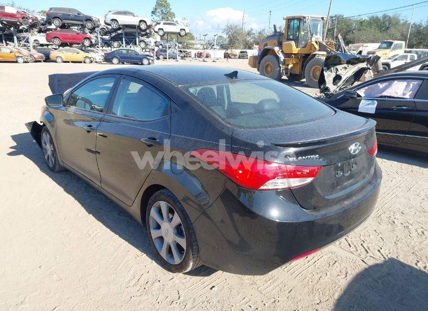 Photo 3 of 2011 Hyundai Elantra LIMITED (ULSAN PLANT) (VIN KMHDH4AE4BU089347)
