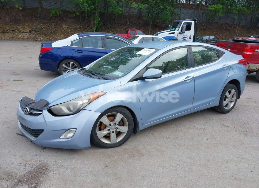 Photo 2 of 2012 Hyundai Elantra GLS (ULSAN PLANT) (VIN KMHDH4AE4CU386801)