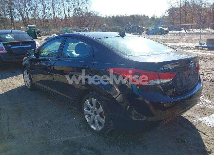 Photo 3 of 2013 Hyundai Elantra LIMITED (VIN KMHDH4AE4DU574977)