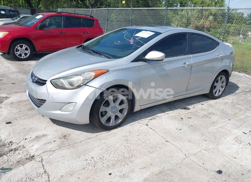 Photo 2 of 2013 Hyundai Elantra LIMITED (VIN KMHDH4AE4DU703817)