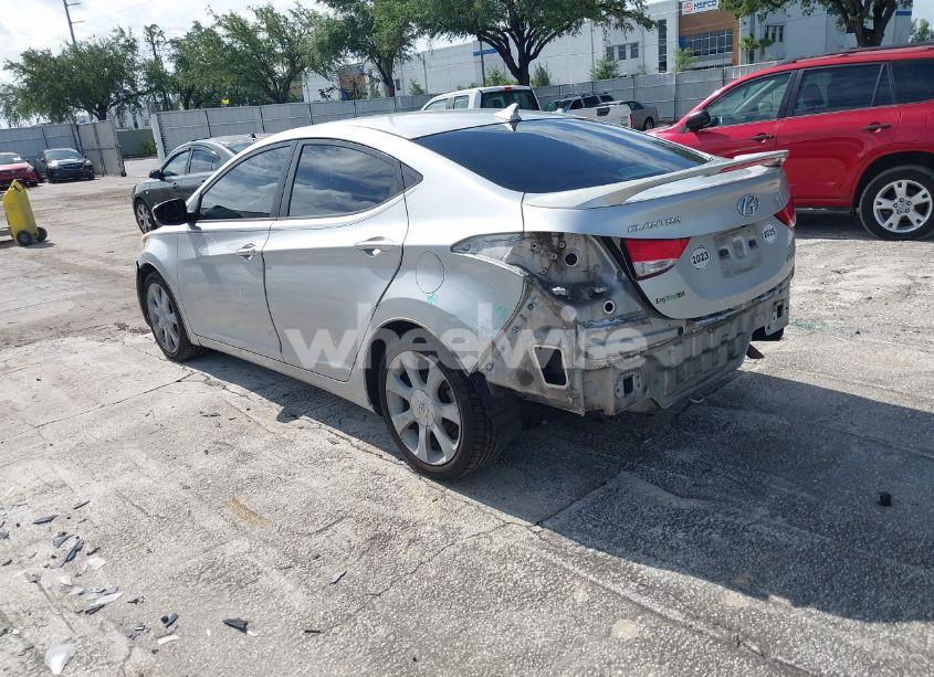 Photo 3 of 2013 Hyundai Elantra LIMITED (VIN KMHDH4AE4DU703817)