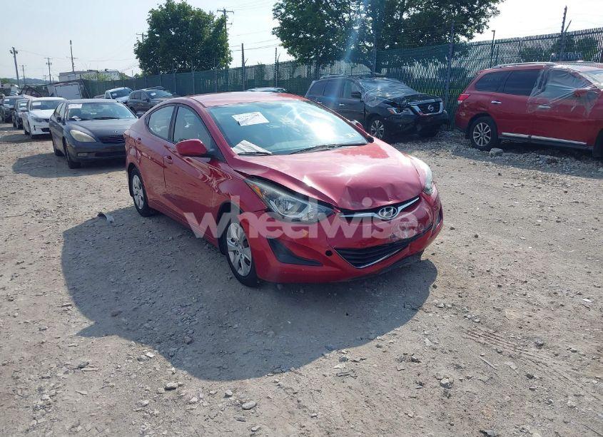 2016 Hyundai Elantra SE (VIN KMHDH4AE4GU551929) main photo