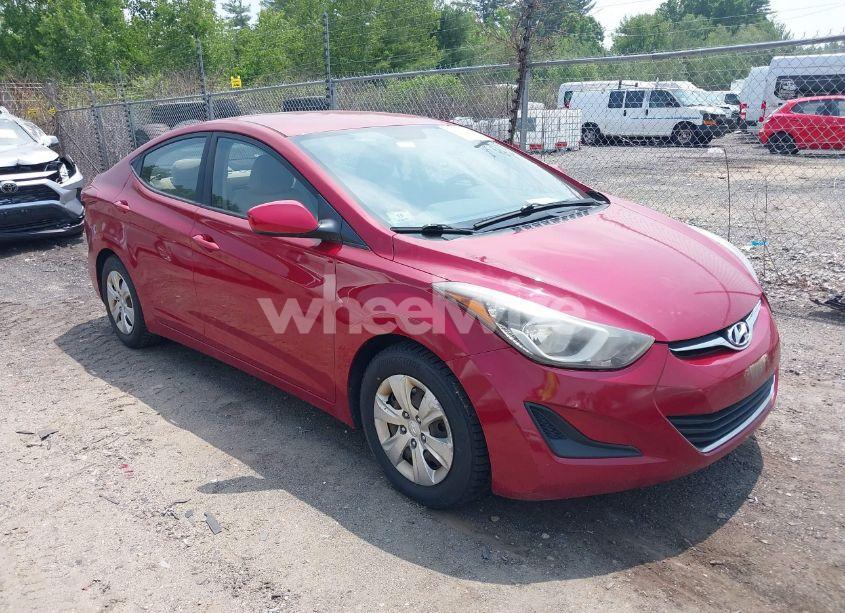 2016 Hyundai Elantra SE (VIN KMHDH4AE4GU603267) main photo