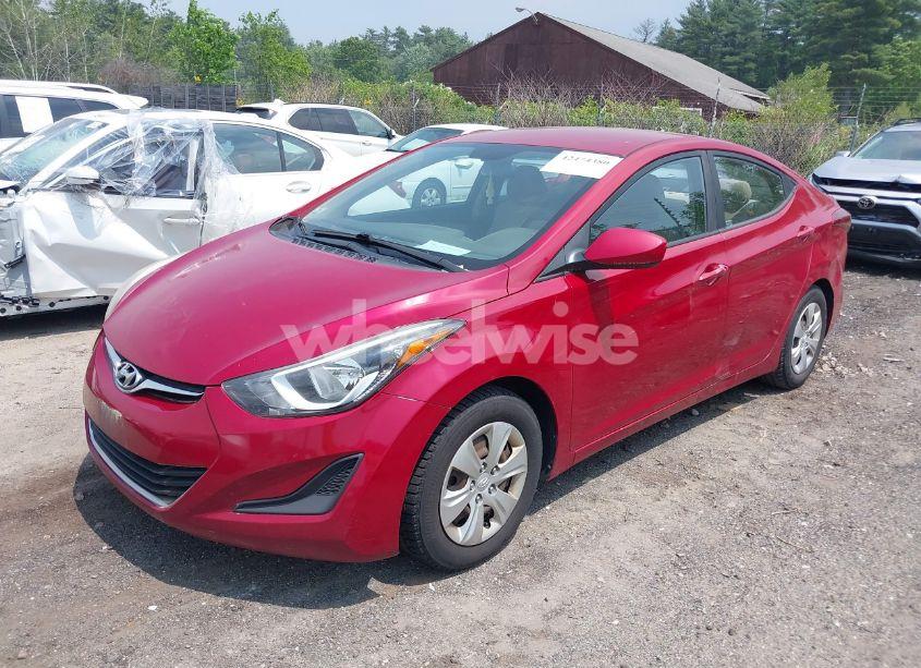 Photo 2 of 2016 Hyundai Elantra SE (VIN KMHDH4AE4GU603267)