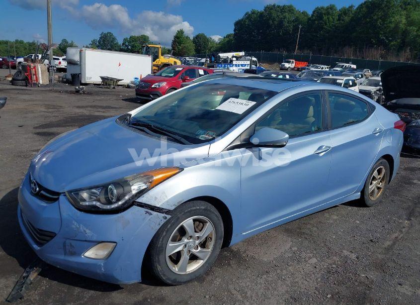 Photo 2 of 2012 Hyundai Elantra LIMITED (ULSAN PLANT) (VIN KMHDH4AE5CU215491)