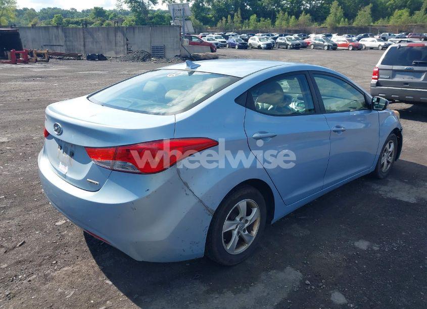 Photo 4 of 2012 Hyundai Elantra LIMITED (ULSAN PLANT) (VIN KMHDH4AE5CU215491)