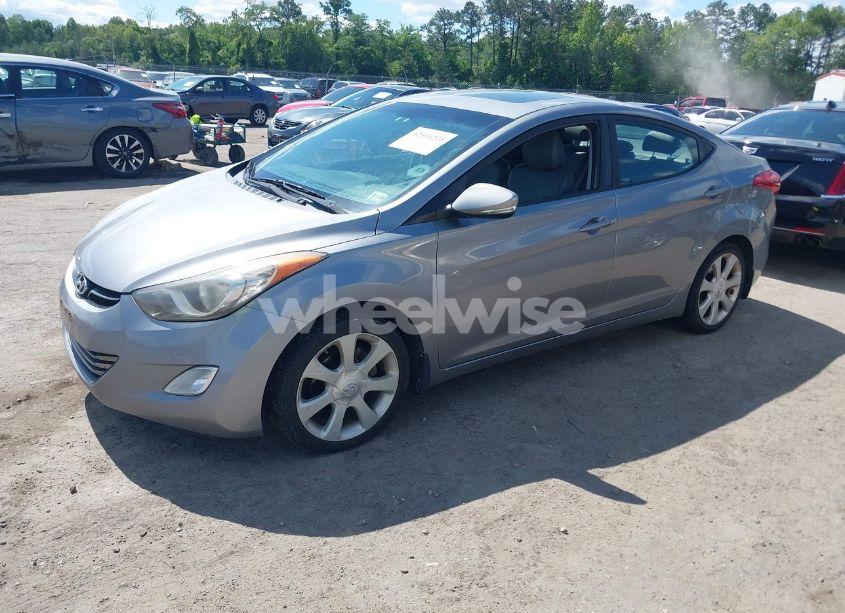 Photo 2 of 2012 Hyundai Elantra LIMITED (ULSAN PLANT) (VIN KMHDH4AE5CU460145)