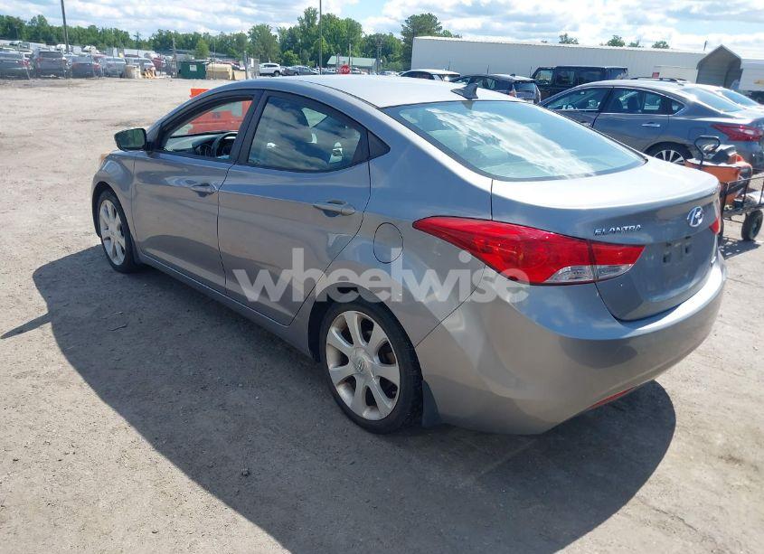 Photo 3 of 2012 Hyundai Elantra LIMITED (ULSAN PLANT) (VIN KMHDH4AE5CU460145)