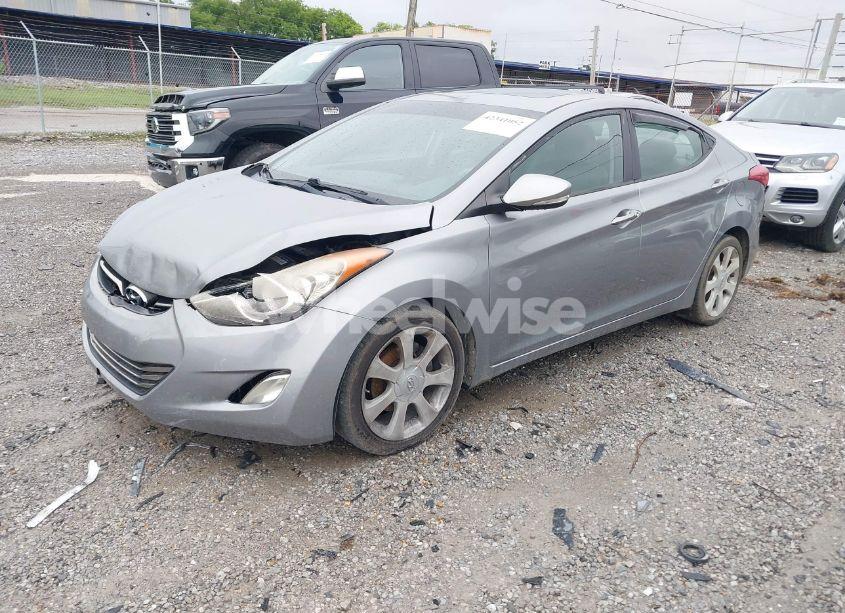 Photo 2 of 2012 Hyundai Elantra LIMITED (ULSAN PLANT) (VIN KMHDH4AE6CU282875)