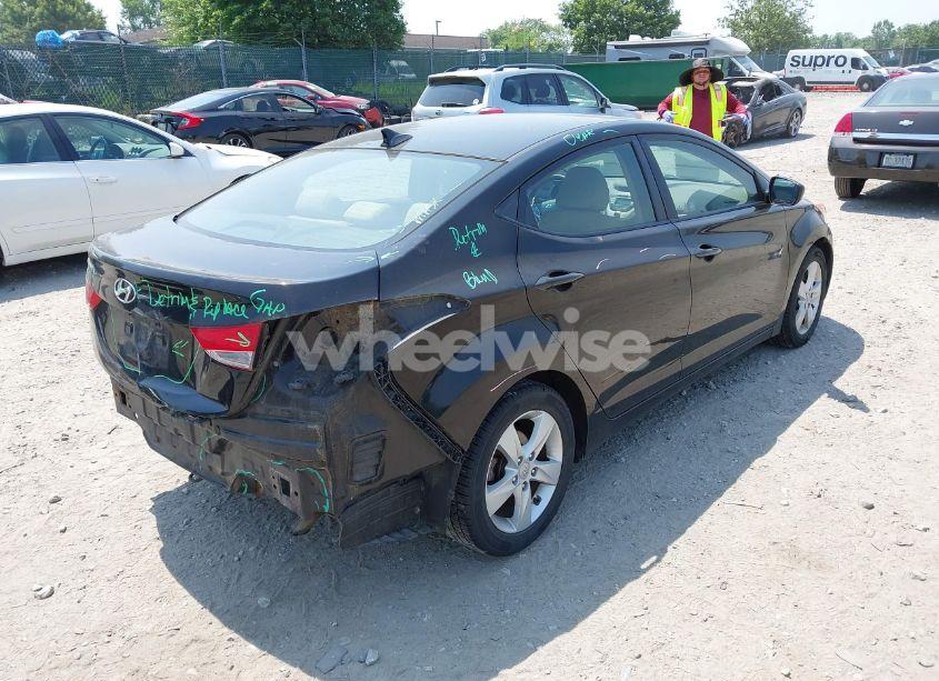 Photo 4 of 2012 Hyundai Elantra GLS (ULSAN PLANT) (VIN KMHDH4AE6CU318189)