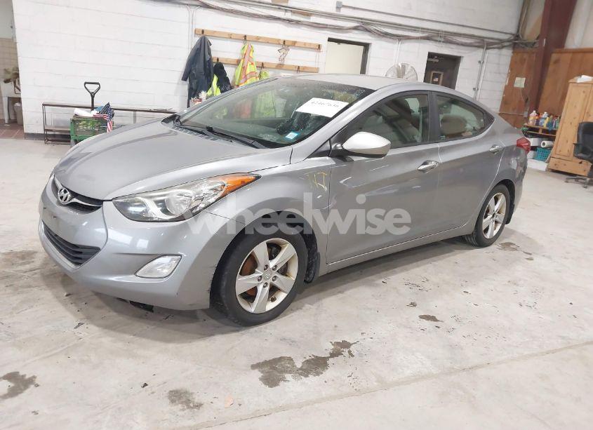Photo 2 of 2012 Hyundai Elantra GLS (ULSAN PLANT) (VIN KMHDH4AE6CU361222)