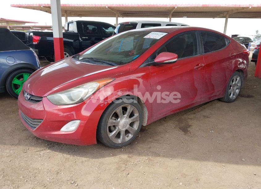 Photo 2 of 2013 Hyundai Elantra LIMITED (VIN KMHDH4AE6DU508253)