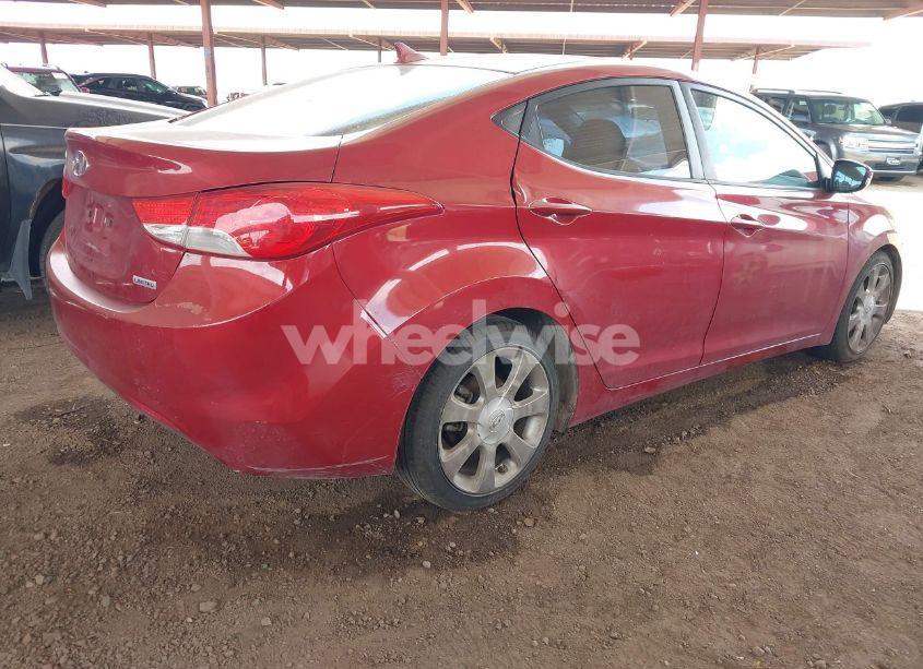 Photo 4 of 2013 Hyundai Elantra LIMITED (VIN KMHDH4AE6DU508253)