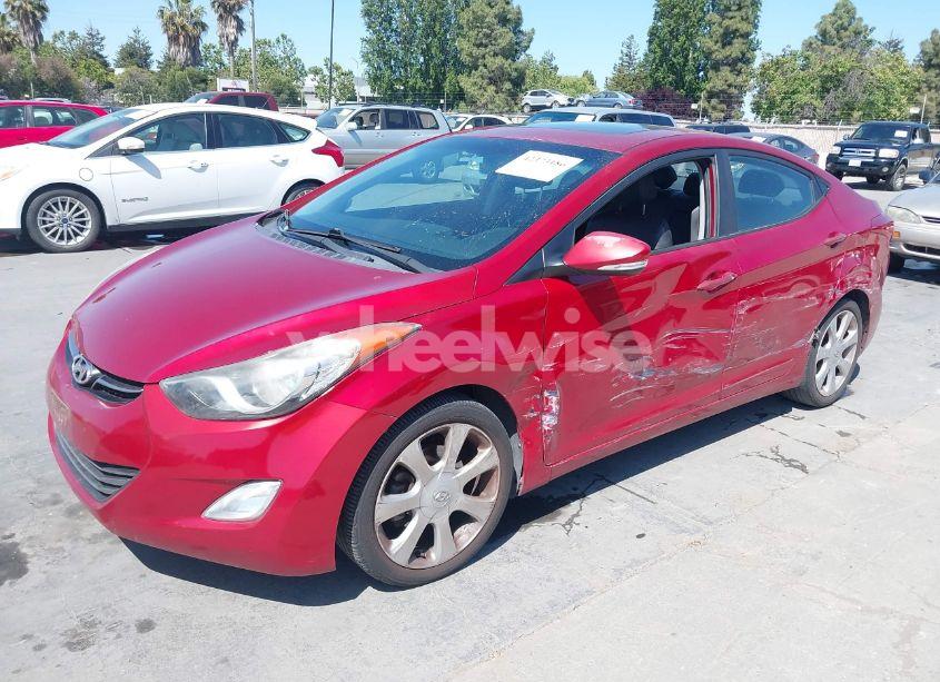 Photo 2 of 2013 Hyundai Elantra LIMITED (VIN KMHDH4AE6DU778602)