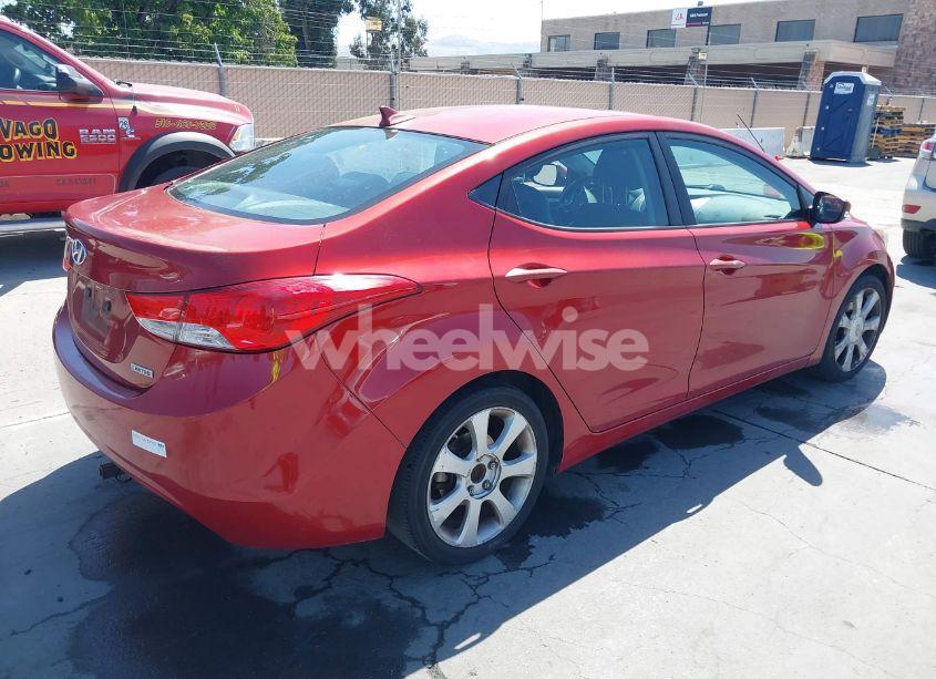 Photo 4 of 2013 Hyundai Elantra LIMITED (VIN KMHDH4AE6DU778602)