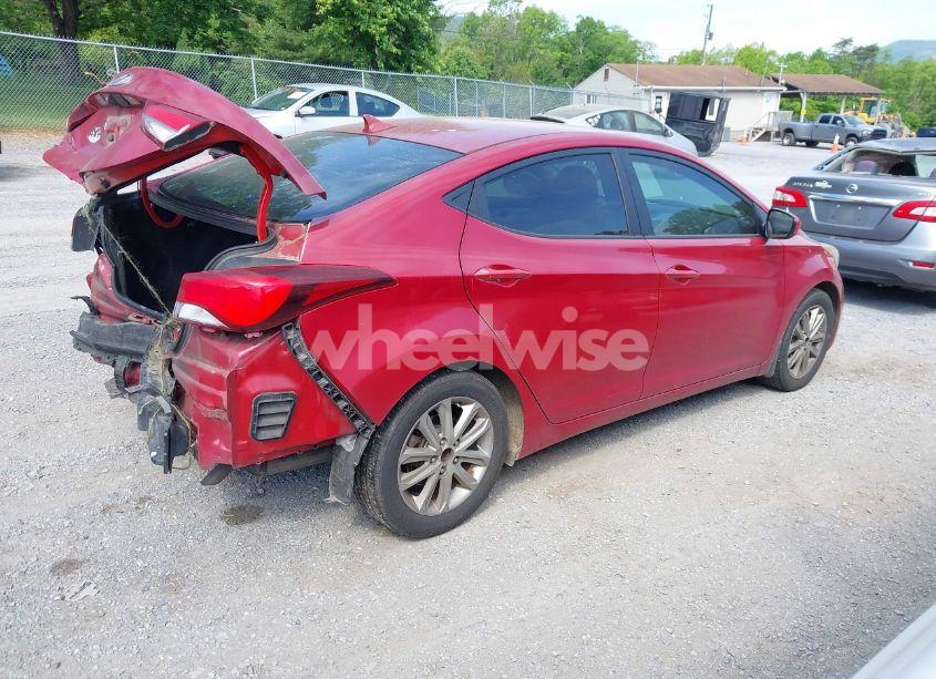 Photo 4 of 2014 Hyundai Elantra SE (VIN KMHDH4AE6EU030983)