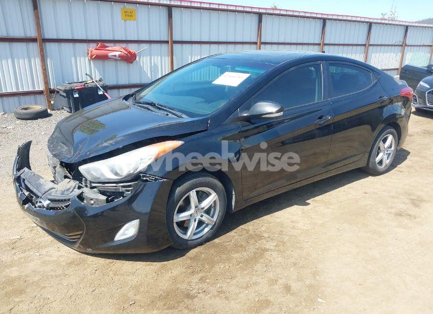 Photo 2 of 2011 Hyundai Elantra LIMITED (ULSAN PLANT) (VIN KMHDH4AE7BU093411)