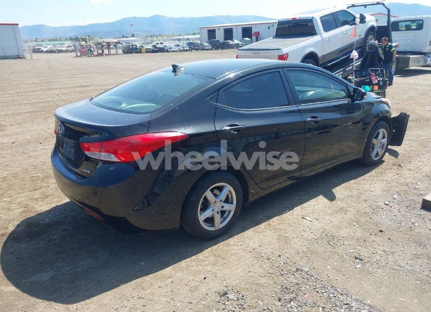 Photo 4 of 2011 Hyundai Elantra LIMITED (ULSAN PLANT) (VIN KMHDH4AE7BU093411)