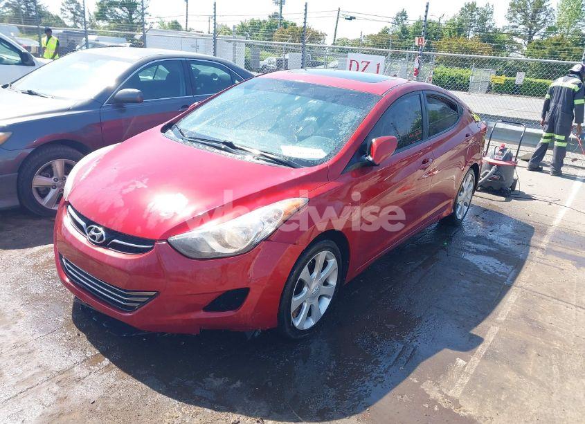 Photo 2 of 2011 Hyundai Elantra LIMITED (ULSAN PLANT) (VIN KMHDH4AE7BU093862)