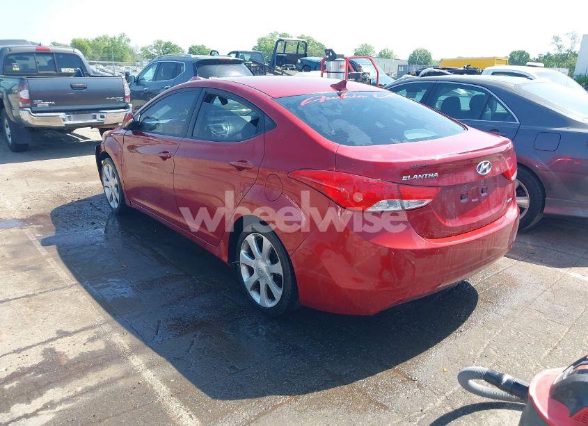 Photo 3 of 2011 Hyundai Elantra LIMITED (ULSAN PLANT) (VIN KMHDH4AE7BU093862)