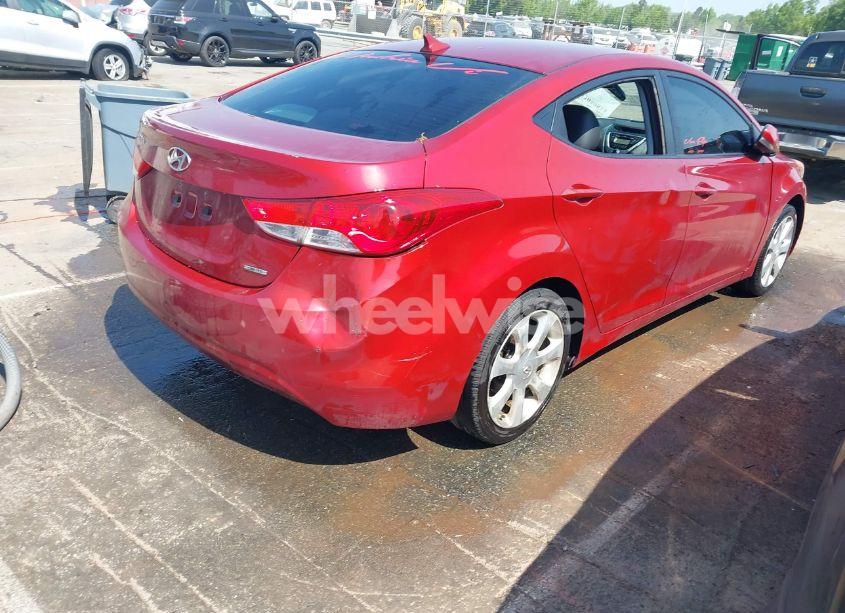 Photo 4 of 2011 Hyundai Elantra LIMITED (ULSAN PLANT) (VIN KMHDH4AE7BU093862)