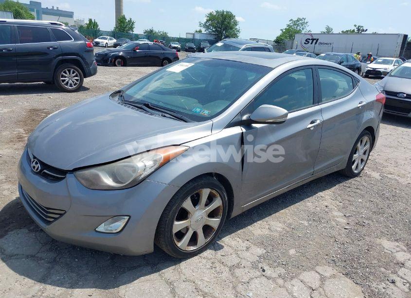 Photo 2 of 2011 Hyundai Elantra LIMITED (ULSAN PLANT) (VIN KMHDH4AE7BU158600)
