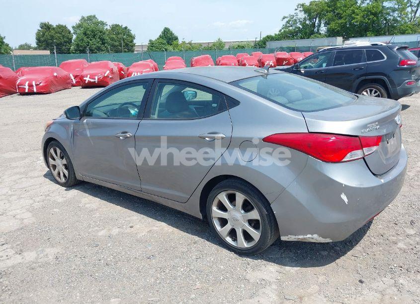 Photo 3 of 2011 Hyundai Elantra LIMITED (ULSAN PLANT) (VIN KMHDH4AE7BU158600)
