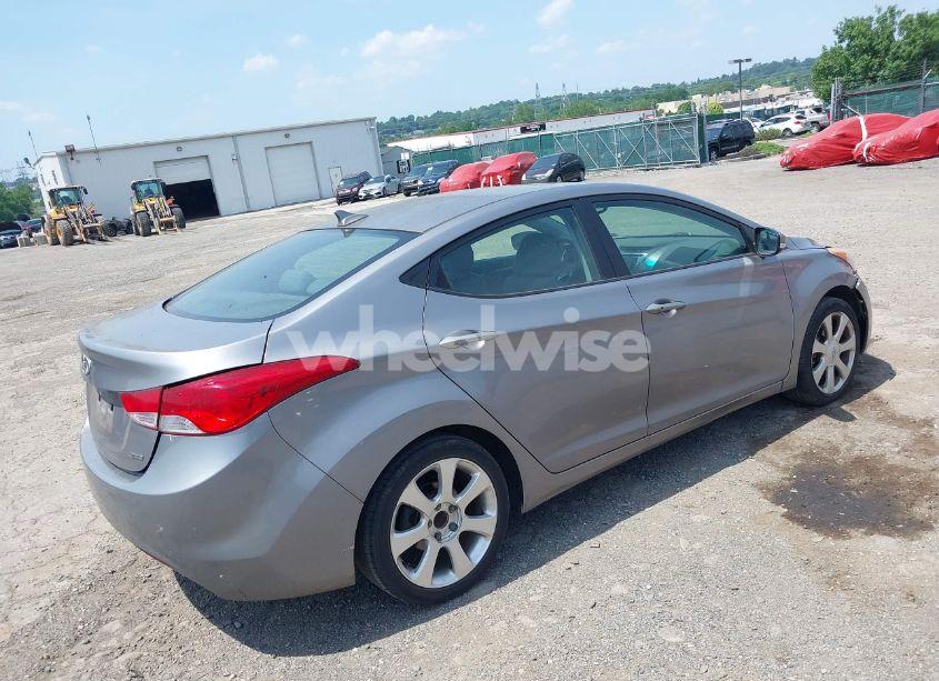 Photo 4 of 2011 Hyundai Elantra LIMITED (ULSAN PLANT) (VIN KMHDH4AE7BU158600)
