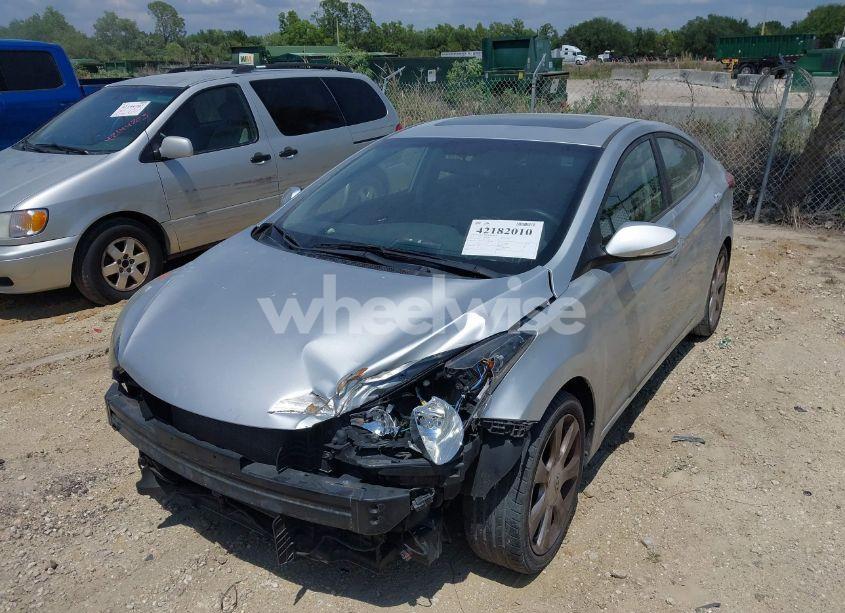 Photo 2 of 2011 Hyundai Elantra LIMITED (ULSAN PLANT) (VIN KMHDH4AE7BU167510)