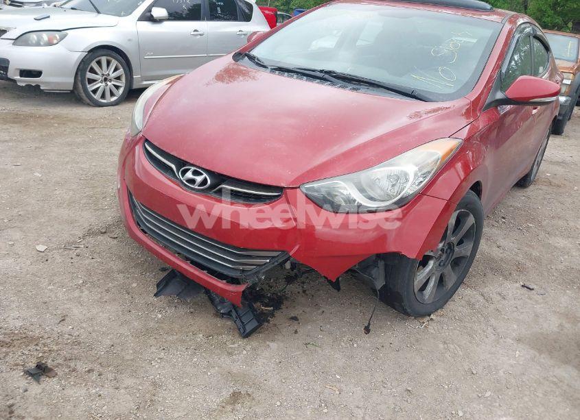 Photo 6 of 2012 Hyundai Elantra LIMITED (ULSAN PLANT) (VIN KMHDH4AE7CU318637)
