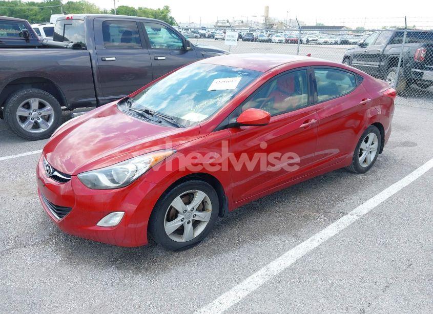 Photo 2 of 2012 Hyundai Elantra GLS (ULSAN PLANT) (VIN KMHDH4AE7CU369233)