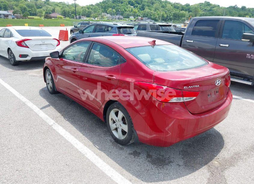 Photo 3 of 2012 Hyundai Elantra GLS (ULSAN PLANT) (VIN KMHDH4AE7CU369233)