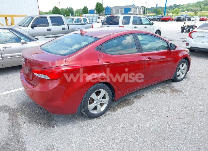 Photo 4 of 2012 Hyundai Elantra GLS (ULSAN PLANT) (VIN KMHDH4AE7CU369233)