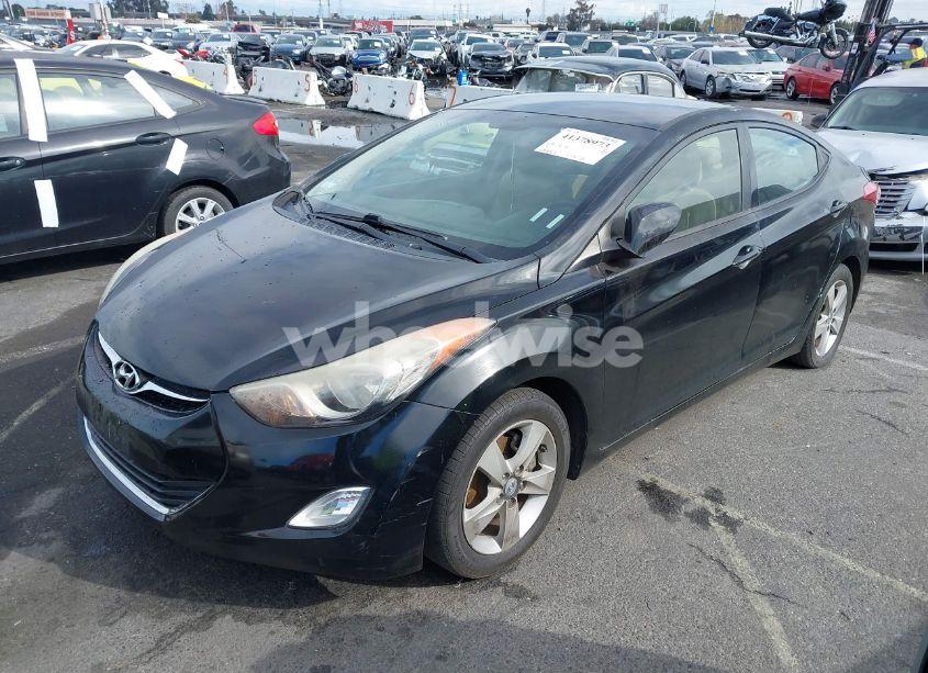 Photo 2 of 2012 Hyundai Elantra GLS (ULSAN PLANT) (VIN KMHDH4AE7CU391913)
