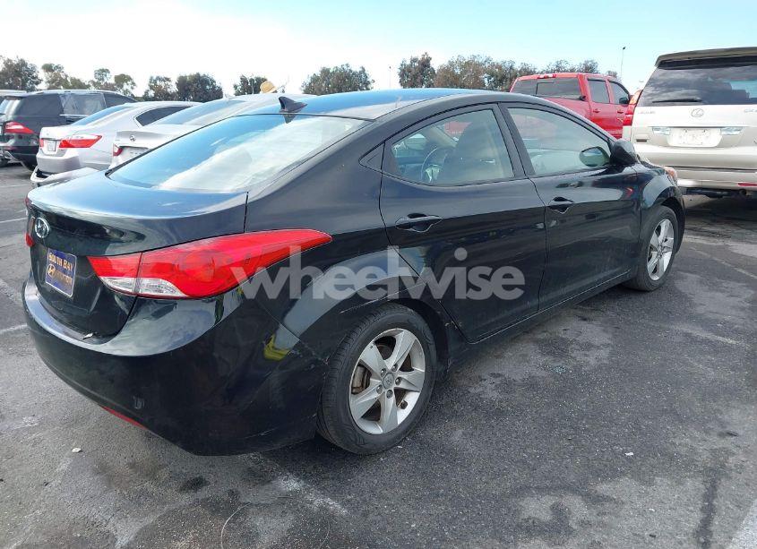 Photo 4 of 2012 Hyundai Elantra GLS (ULSAN PLANT) (VIN KMHDH4AE7CU391913)