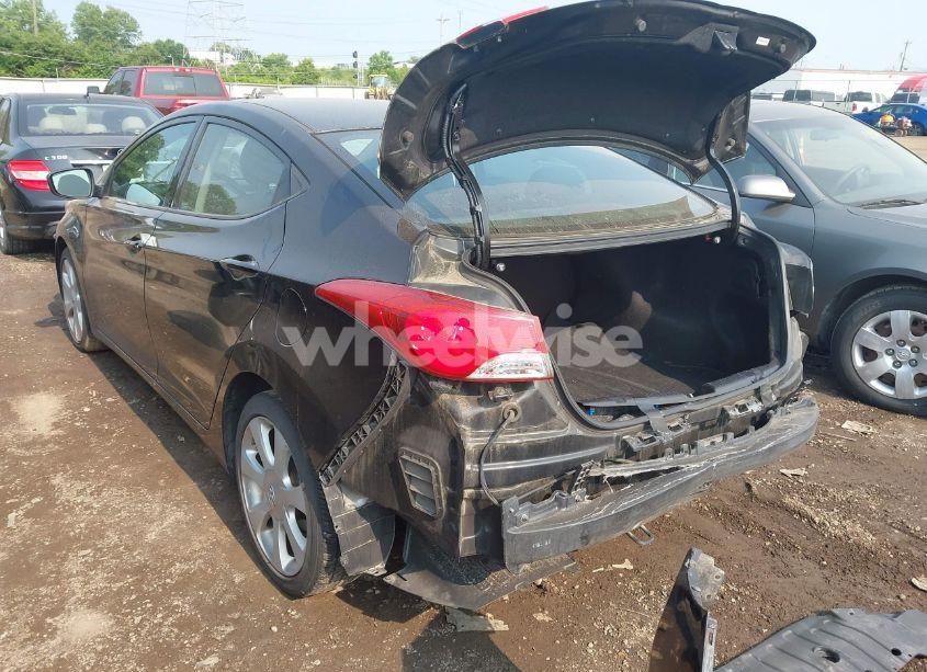 Photo 3 of 2013 Hyundai Elantra LIMITED (VIN KMHDH4AE7DU795716)