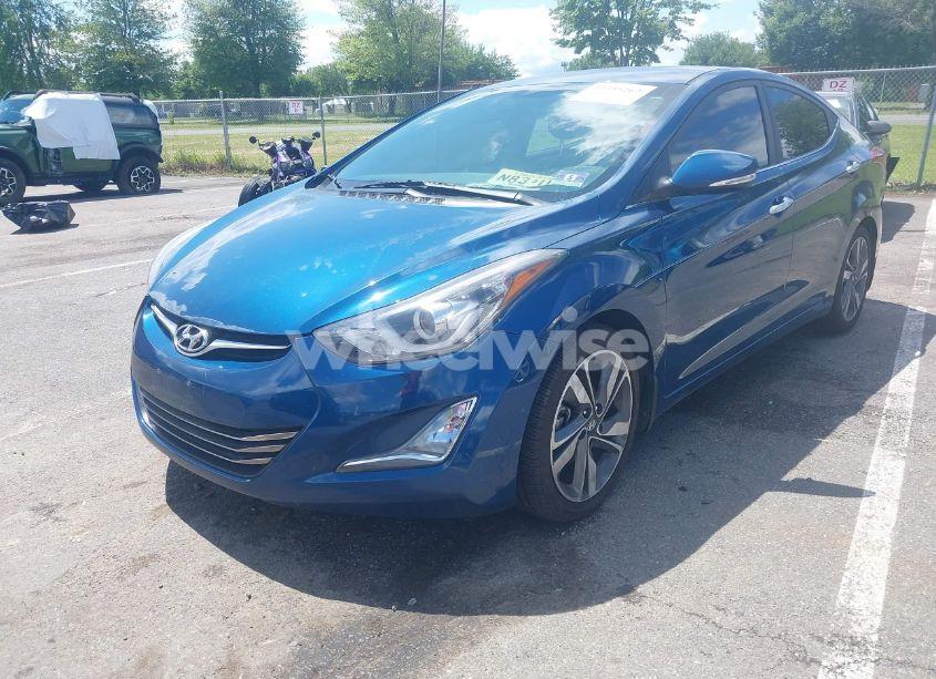 Photo 2 of 2015 Hyundai Elantra LIMITED (VIN KMHDH4AE7FU389891)