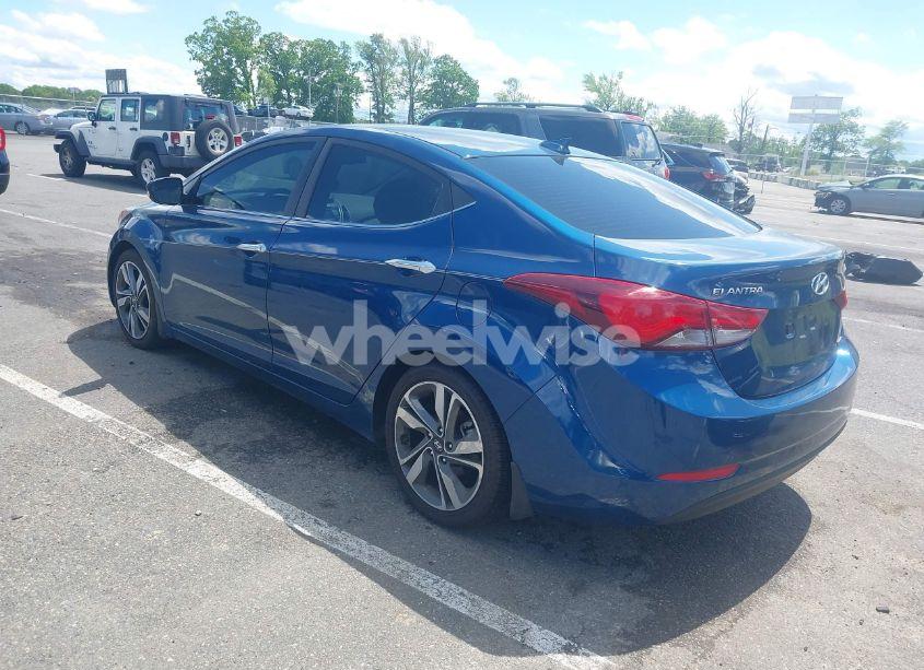 Photo 3 of 2015 Hyundai Elantra LIMITED (VIN KMHDH4AE7FU389891)
