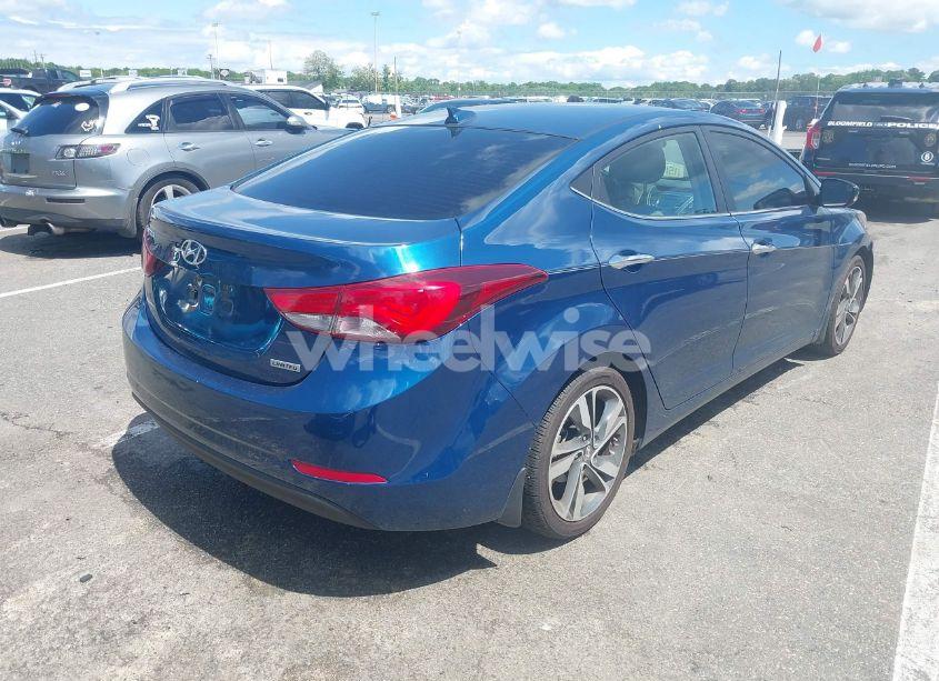 Photo 4 of 2015 Hyundai Elantra LIMITED (VIN KMHDH4AE7FU389891)