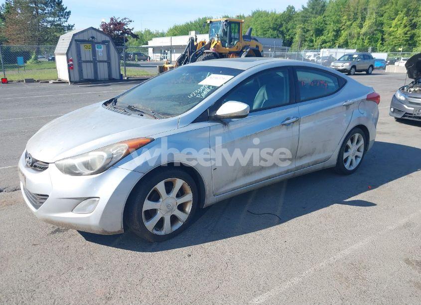 Photo 2 of 2012 Hyundai Elantra LIMITED (ULSAN PLANT) (VIN KMHDH4AE8CU301183)