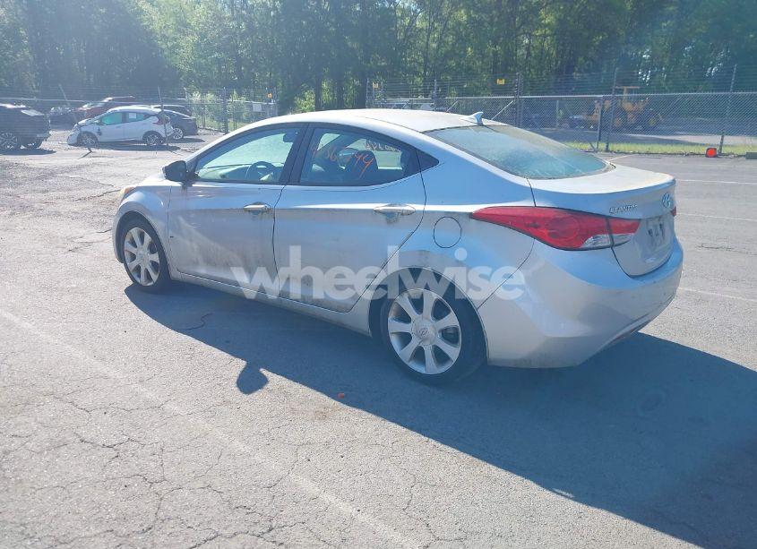 Photo 3 of 2012 Hyundai Elantra LIMITED (ULSAN PLANT) (VIN KMHDH4AE8CU301183)