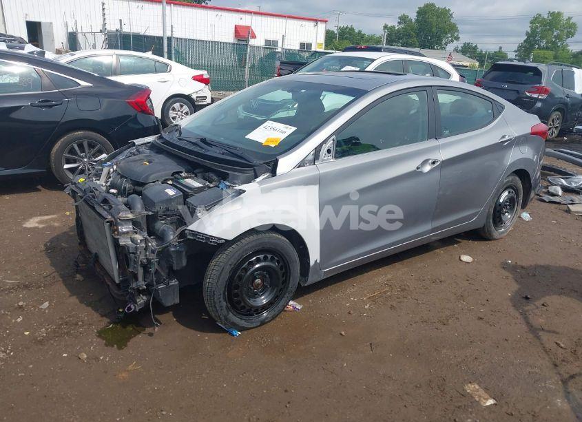 Photo 2 of 2012 Hyundai Elantra LIMITED (ULSAN PLANT) (VIN KMHDH4AE8CU373419)