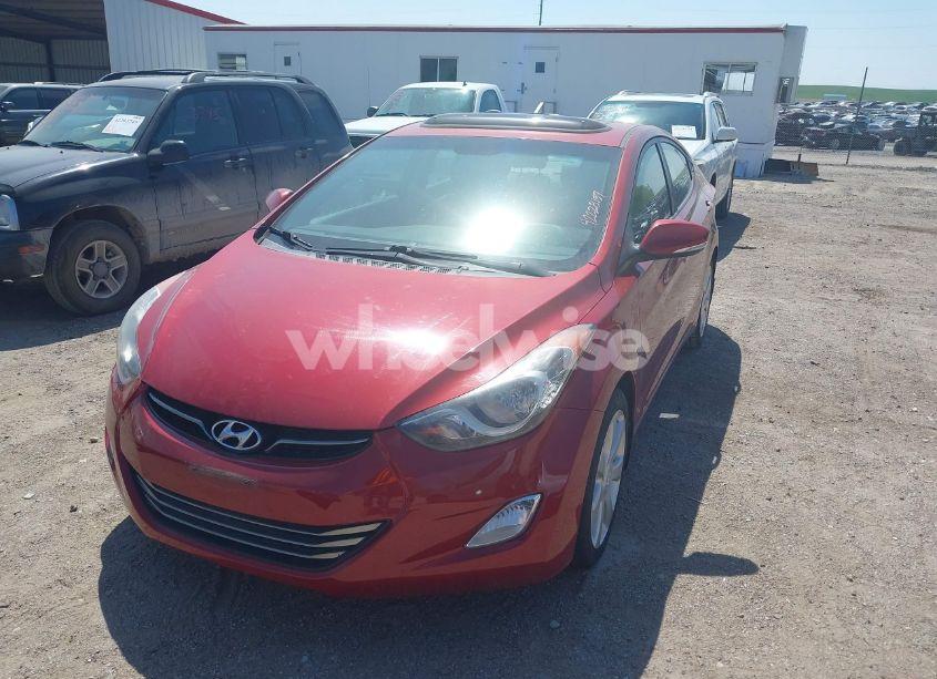 Photo 6 of 2012 Hyundai Elantra LIMITED (ULSAN PLANT) (VIN KMHDH4AE8CU449009)