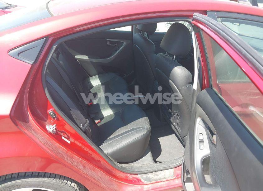 Photo 8 of 2012 Hyundai Elantra LIMITED (ULSAN PLANT) (VIN KMHDH4AE8CU449009)