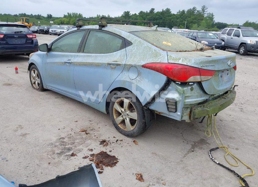 Photo 3 of 2011 Hyundai Elantra GLS (ULSAN PLANT) (VIN KMHDH4AE9BU089585)